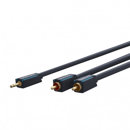 Clicktronic 3.5 mm AUX–RCA adapterkaabel, stereo 10 m