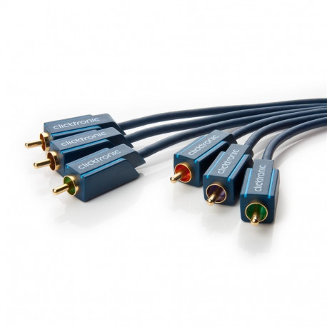 Clicktronic YUV komponentkaabel 10 m
