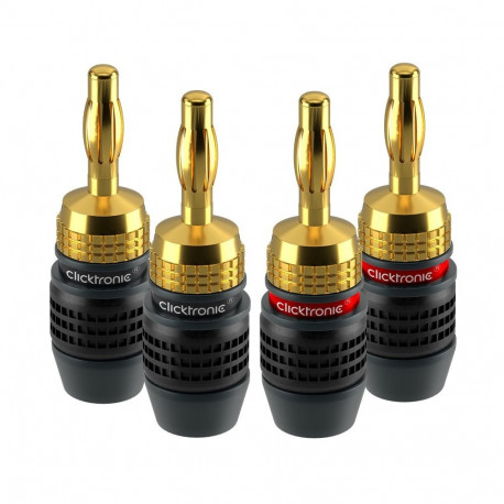 Clicktronic banaanpistik m