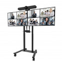 ADM-875BL2 dual screen adapter for FL55-875BL1 and WL55-875BL1 - Black 42-65cali 100x100-800x400