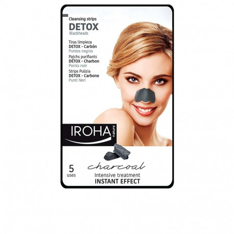 Iroha ninaplaastrid detox charcoal 5u, must