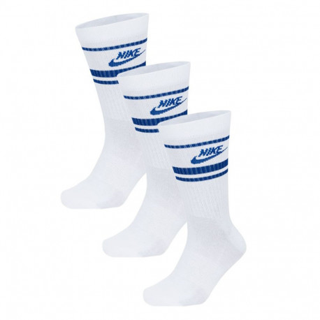 Skarpety Nike NK NSW Everyday Essential CR biało-niebieskie DX5089 105 34-38