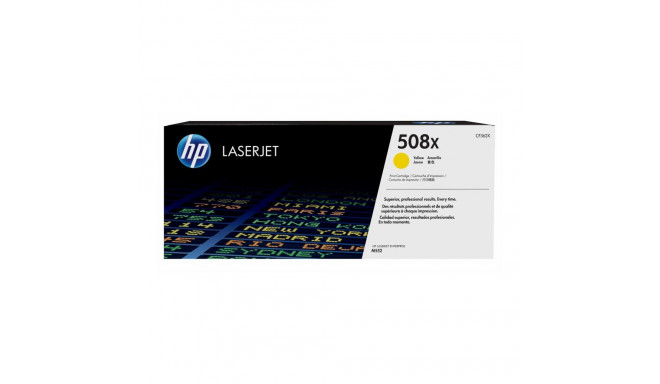 HP 508X Tonercartridge yellow 9.500 pages standard capacity