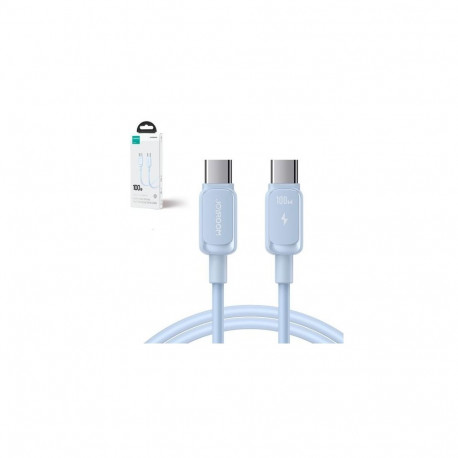 Joyroom Type-C - Type-C Cable 100W, 480Mb/s, 1.2m, Blue (S-CC100A14)