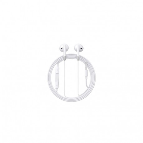 Joyroom Earphone Wired In-Ear Headphones with Remote and Microphone, 3.5mm Jack, White EU (JR-EW01)