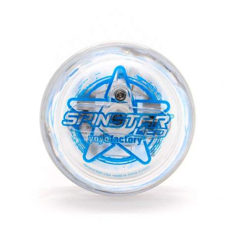YoYoFactory jojo SPINSTRAR YO 651 algajatele ja edasijõudnutele pimedas helendav, sinine