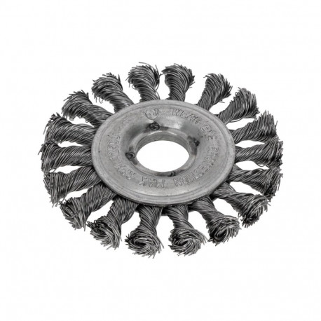 Szczotka tarczowa z drutu stalowego skr. fi=100mm proline