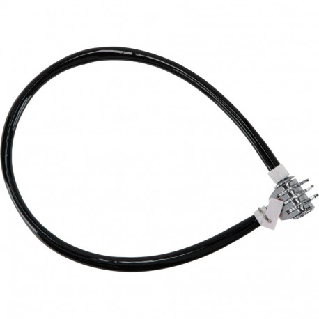 terasest PVC-kaabel 550mm, 3-kohaline koodlukk, kroom