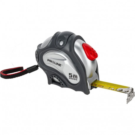 20285 Miara zwijana 5m/19mm, pokryta nylonem, zaczep magnetyczny, Proline