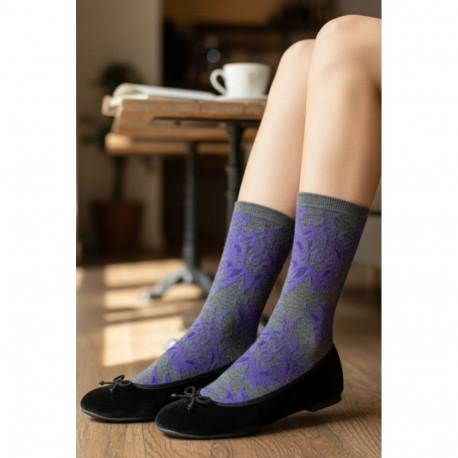 SOKISAHTEL Pierre Mantoux ARA hallid lilla mustriga sokid 676