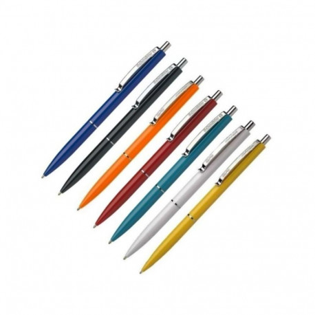 Ballpoint pen, 0,5 mm, retractable, SCHNEIDER "K15", blue, 50 pcs