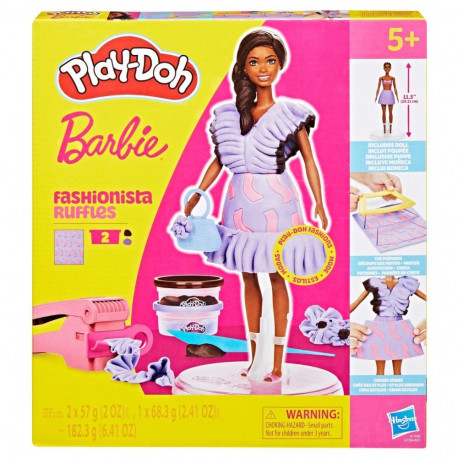 Play-Doh Barbie mängukomplekt Fashionista Ruffles