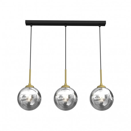 rippvalgusti BURSA 3XE14 LINE must/kuldne