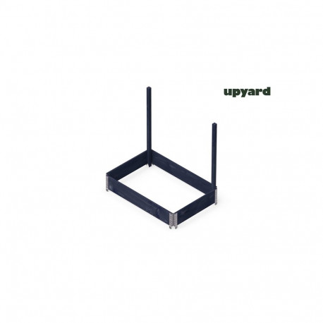 WOODEN SUPPORT FOR TRELLIS 2PC BLACK