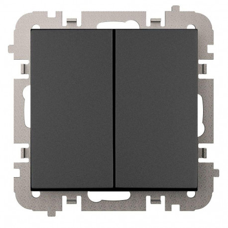 DOUBLE POLE SWITCH BLACK
