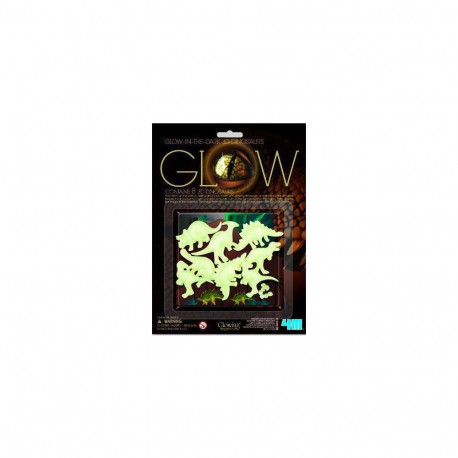 TOY 4M helendavad dinosauruse kleebised komplekt