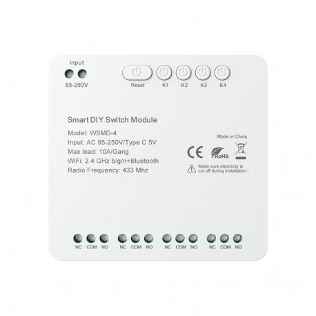 DIY Avatto WSMD-4 250V smart switch module