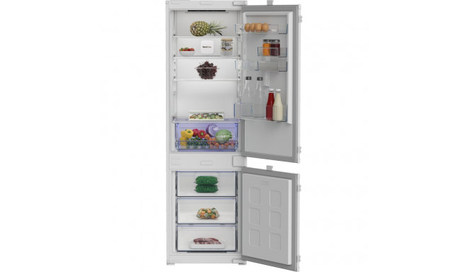 BEKO Refrigerator | B3BCNA294HS | Energy efficiency class E | Built-in | Combi | Height 177.5 cm | N