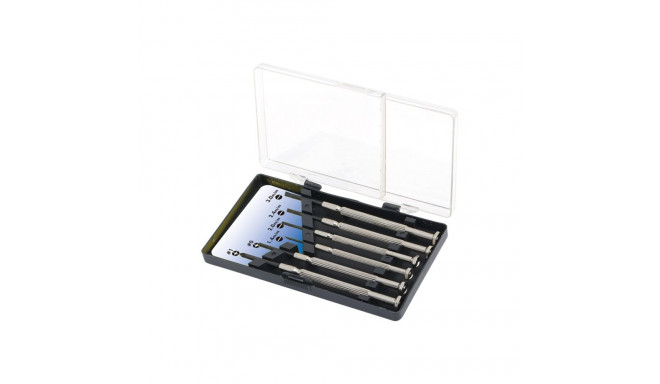 Logilink | Small Screwdriver Set, 6pcs | Incl. transport boxThe set includes1x slot driver 1.4 mm1x 