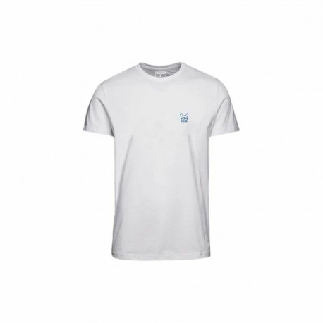 Child's Short Sleeve T-Shirt Jack & Jones Jjdenim Logo O-Neck White