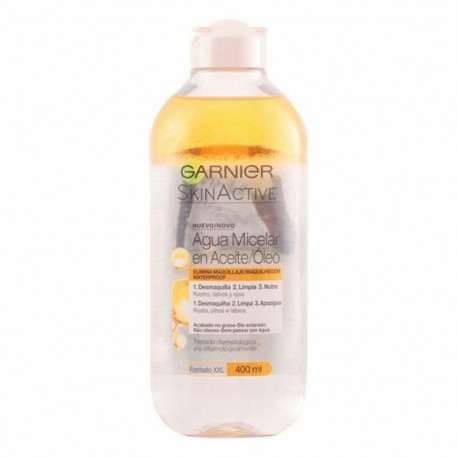 Puhastav meigieemaldusvahend Skinactive Agua Micelar Garnier - 400 ml