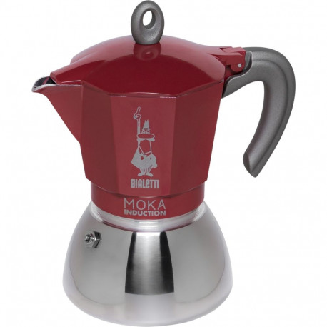 Bialetti Moka Induction 6TZ (300ml) punane