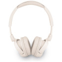 Wireless headphones Guess Metal Logo Script beige