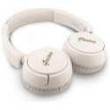 Wireless headphones Guess Metal Logo Script beige