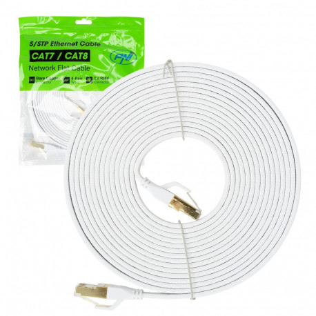 Lame võrgukaabel S/STP CAT8 PNI U8050W, 2 x RJ45, 4 paari juhtmeid, 28AWG, vask, 40 Gbps, 2000 MHz, 