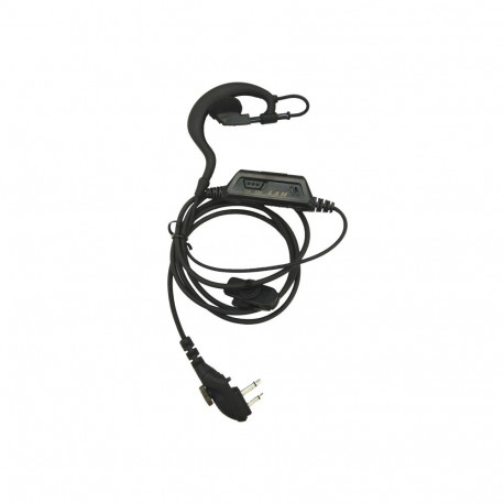 Hytera EHM18 In-Line PTT with VOX function ear hanging earpiece