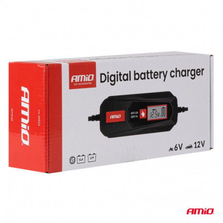 Digitaalne akulaadija 6/12V 5A
