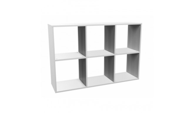 Topeshop MALAX 2X3 BIEL living room bookcase