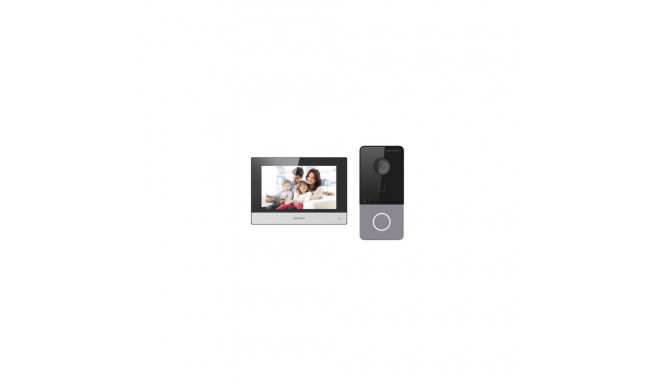 Hikvision DS-KIS603-P(C)/EU video intercom system 2 MP 17.8 cm (7") Black, Grey, Silver