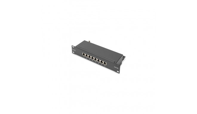 Digitus CAT 6A, class E patch panel, shielded, black