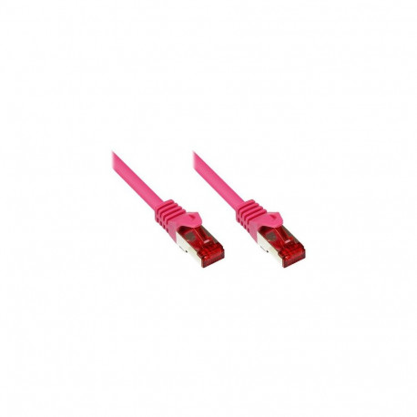 Alcasa 2m Cat6 S/FTP networking cable Magenta S/FTP (S-STP)