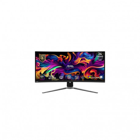 MSI MAG 341CQPDE QD-OLED computer monitor 86.4 cm (34") 3440 x 1440 pixels UltraWide Quad HD Bl