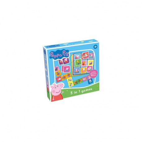 Tactic Peppa Pig 3 in 1 Lotto,Domino,Memo