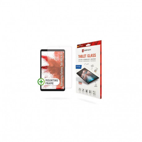 Displex Tablet Glass (9H) for Samsung Galaxy Tab A11/A9, Eco Mounting Frame, unbreakable