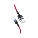 Tellur Data Cable USB to Lightning with LED Light 3A 1.2m Red
