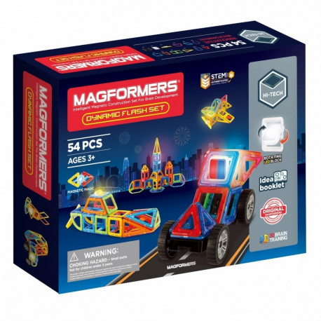 Magformers Dynamic Flash (54-piece Set)
Product Overview:
The Magf