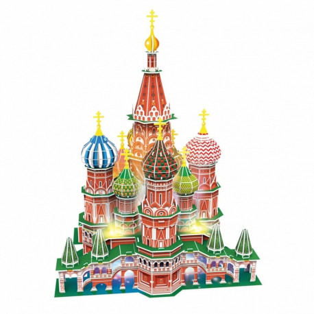 Product Description: CubicFun 3D LED St. Basil's Cathedral Puzzle
Experience the ar