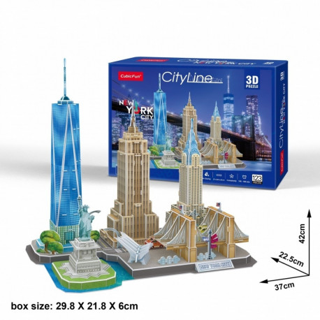 Product Name: CubicFun 3D Puzzle - New York City Line
Product Overview: