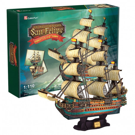 PUZZLE 3D Sailing ship The Spanish ArmadaSan Felipe
