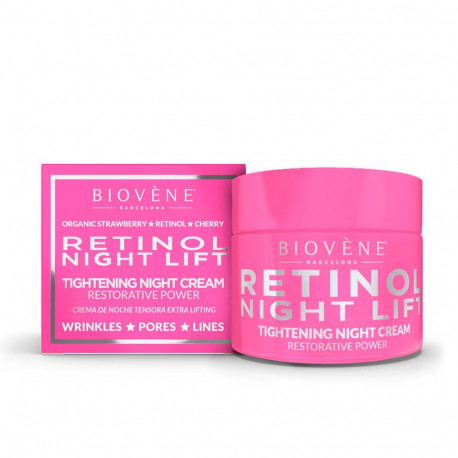 Biovène öökreem Retinol Night Lift pinguldav taastav 50ml