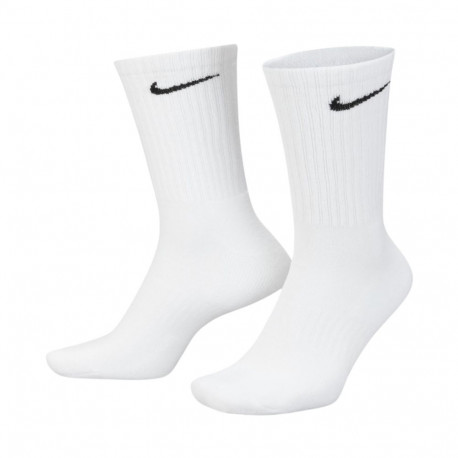 Nike sokid Everyday Cush Crew SX7666 100 6 paari 34-38, valged