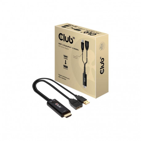 CLUB 3D HDMI DisplayPort 4K60Hz M/F aktiivne adapter