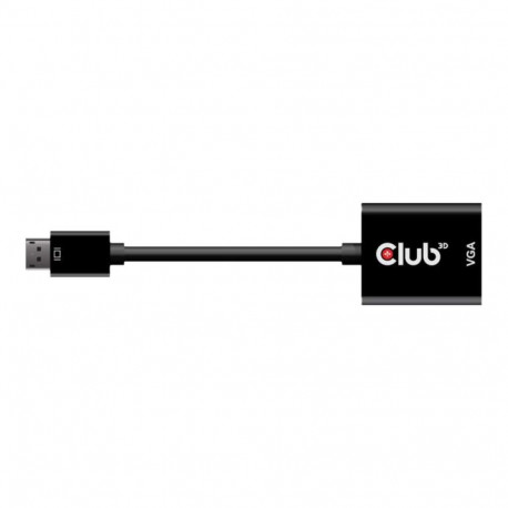 CLUB 3D DisplayPort 1.1A Male To VGA Female Active Adapter Black