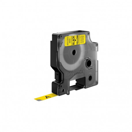 Label Tape - Dymo 40918 Polyester Labels 87x65mm Black Yellow