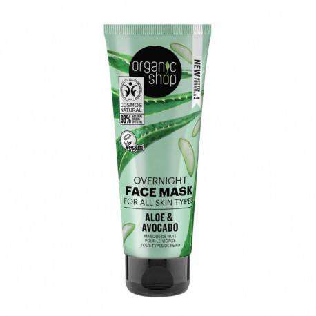 Organic Shop näomask aaloe öine 75ml