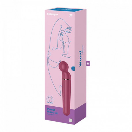 Satisfyer vibratoor Planet Wand-er, berry ja roosa kuld